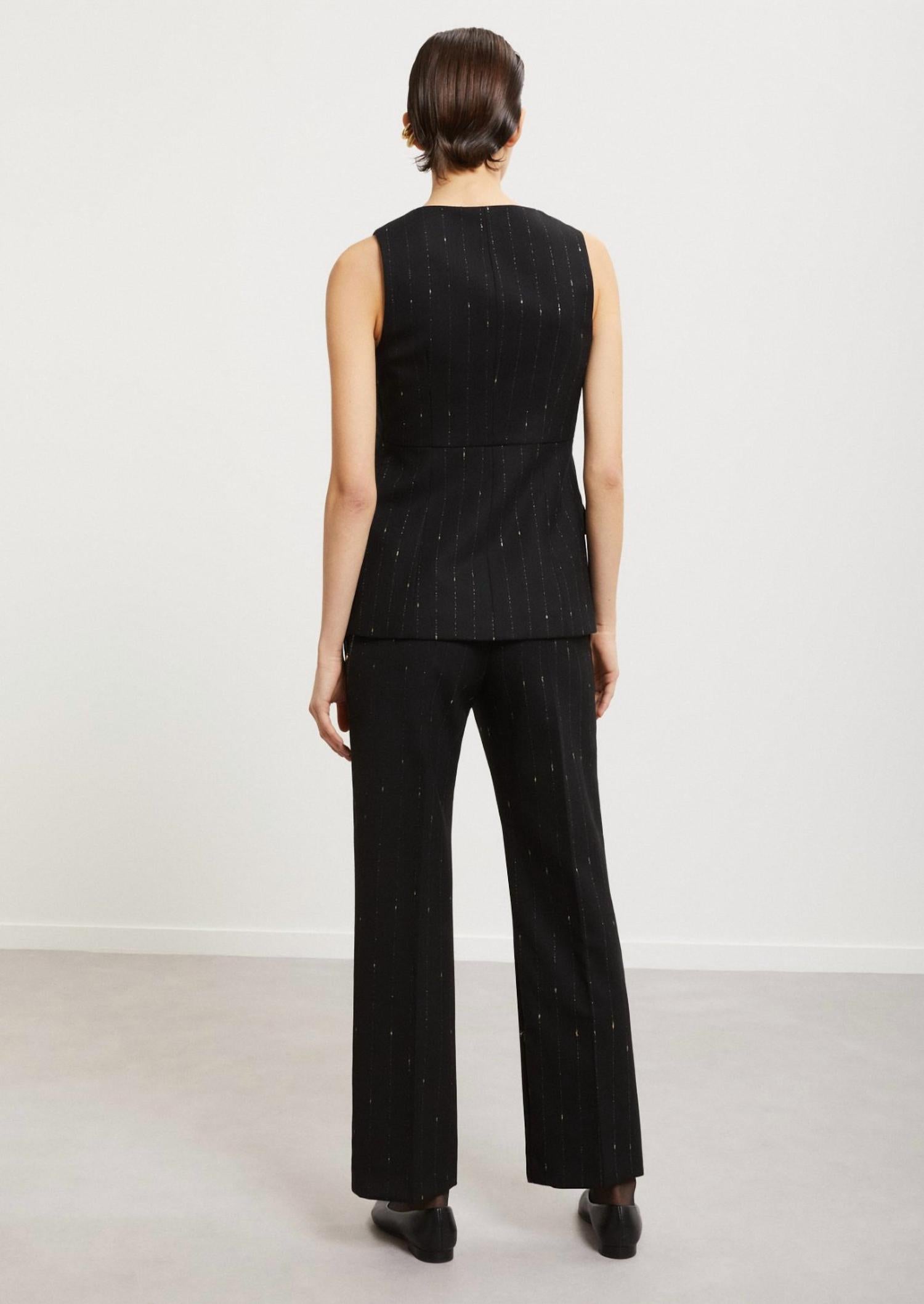 Ottod'Ame - Pinstripes Straight Trousers