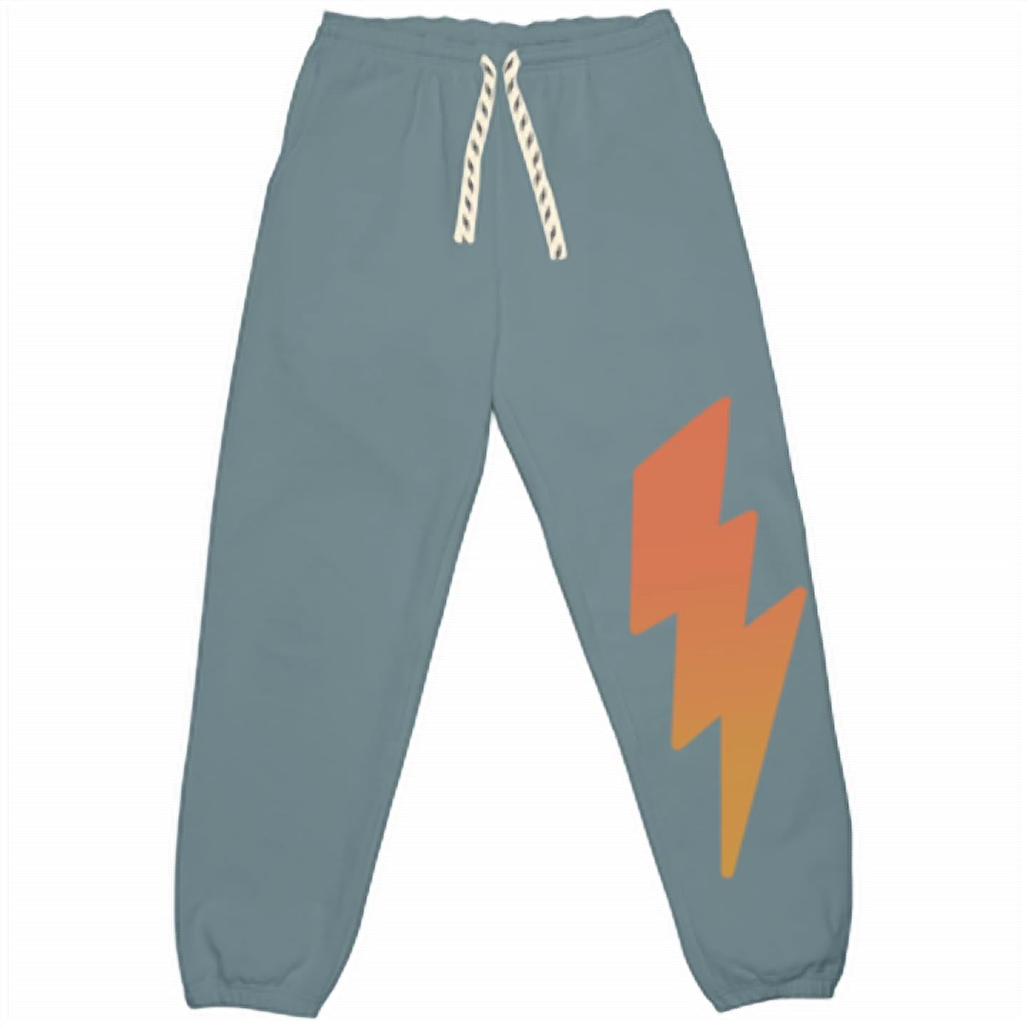TINY WHALES Kid's Rad Powers Sweatpants in blue - kids' joggers