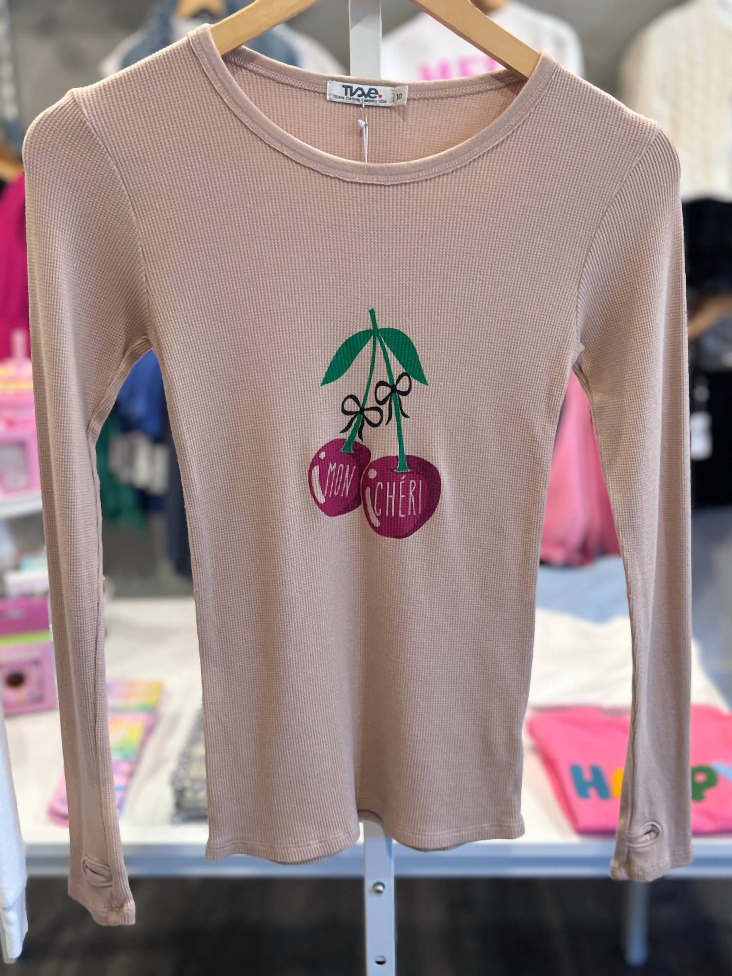 T2Love - Girls' Long Sleeve Crew Neck Top