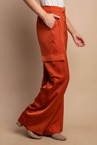 Gigio - Satin Cargo Pants