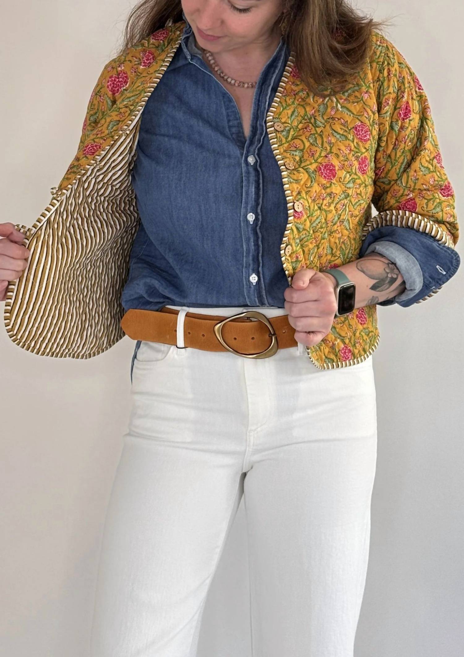 Farylina - Zoie Reversible Quilted Jacket