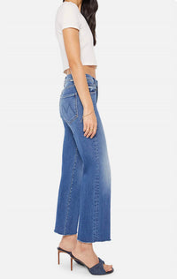 Mother - Mid Rise Rambler Zip Ankle Fray Jean
