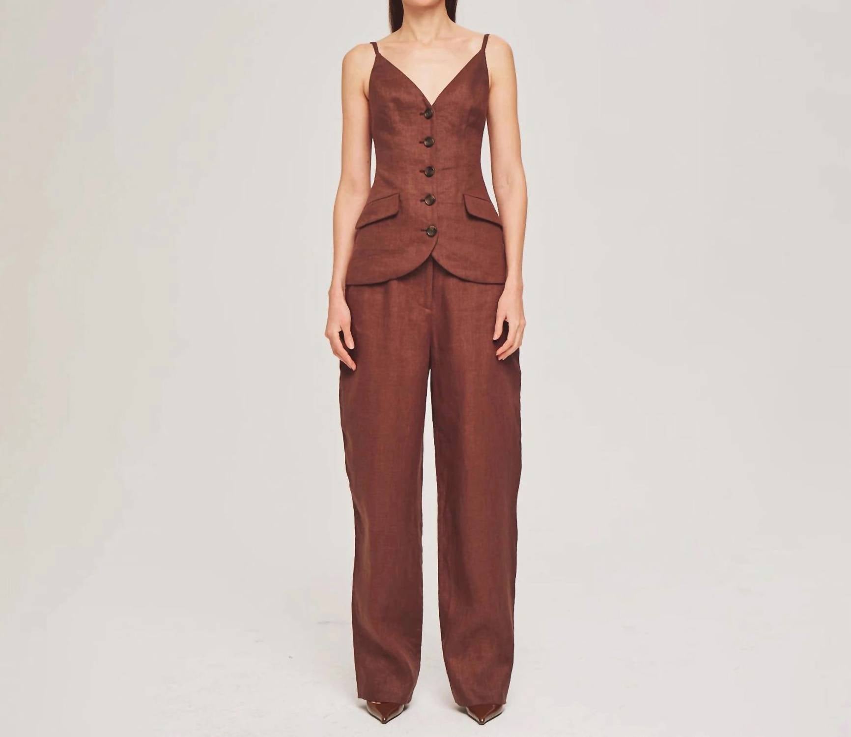 Ronny Kobo - Teresa Linen Pants