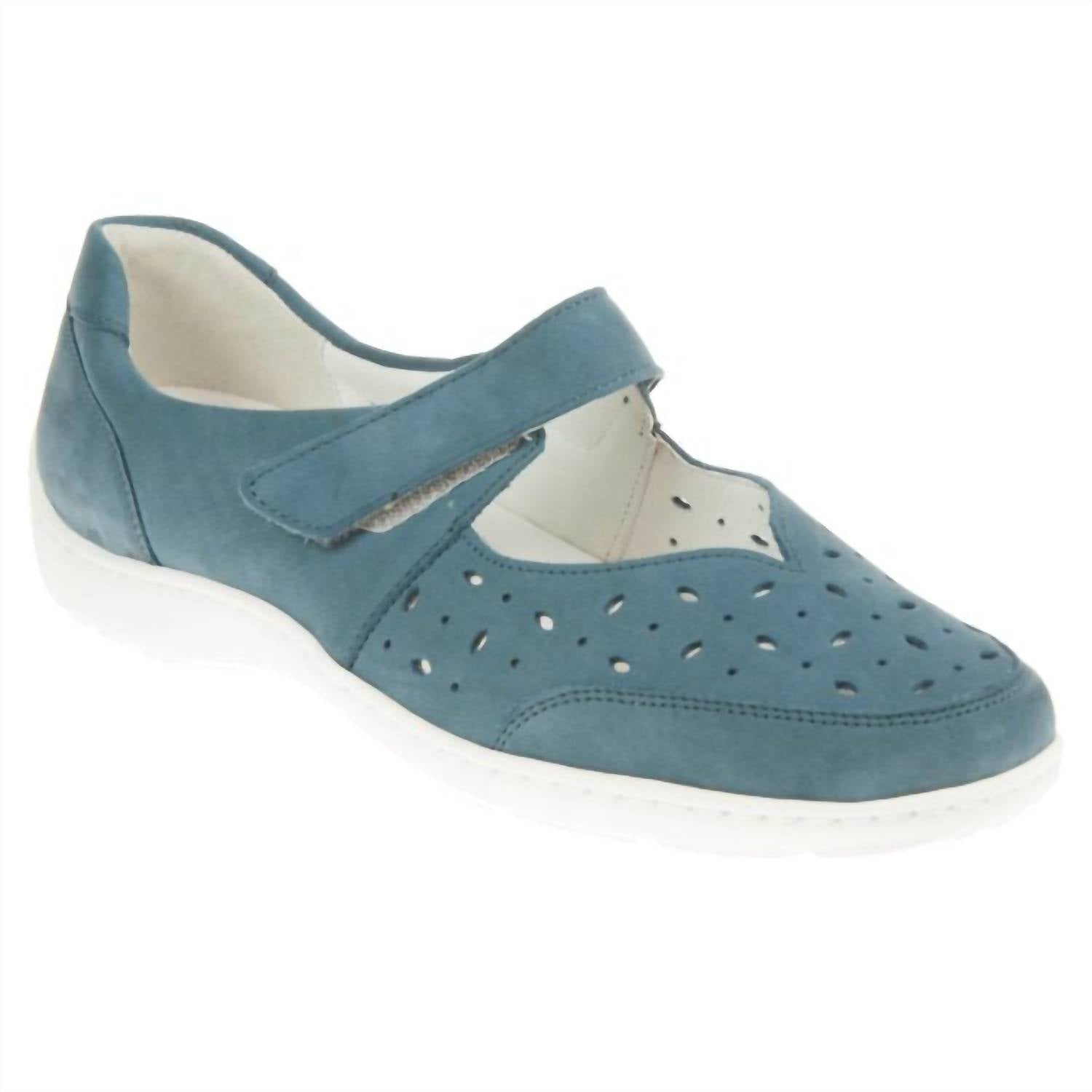 Waldlaufer Women's Henni Dora Casual Shoe in denim - women's sneaker