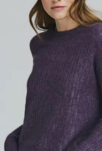Autumn Cashmere - Baby Ladder Stitch Boxy Crew Sweater