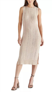 STEVE MADDEN Amirah Sweater Dress in oatmeal 1 - women's dress