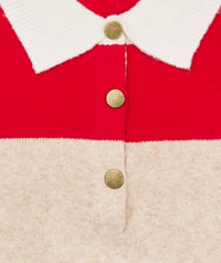 8Apart - Cooper Striped Polo Sweater