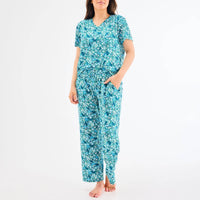 Mary Square Alli Daydreaming Pajama Set in blue - women's sleepwear