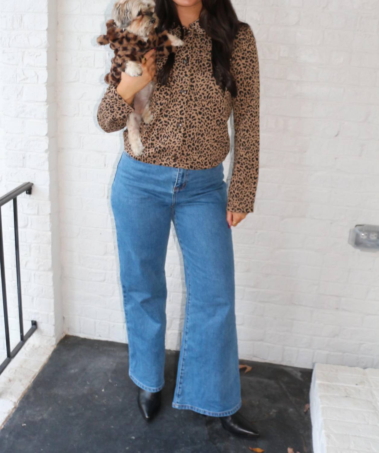 Etclet - Printed Knit Cardigan