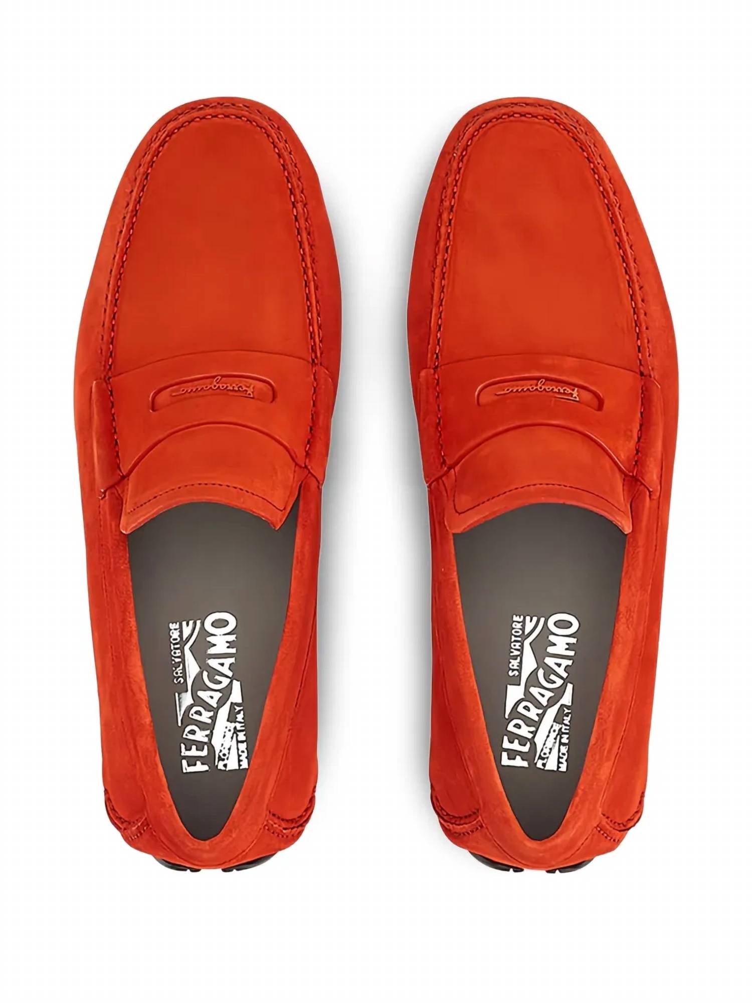Salvatore Ferragamo - Men's Suede Leather Loafers