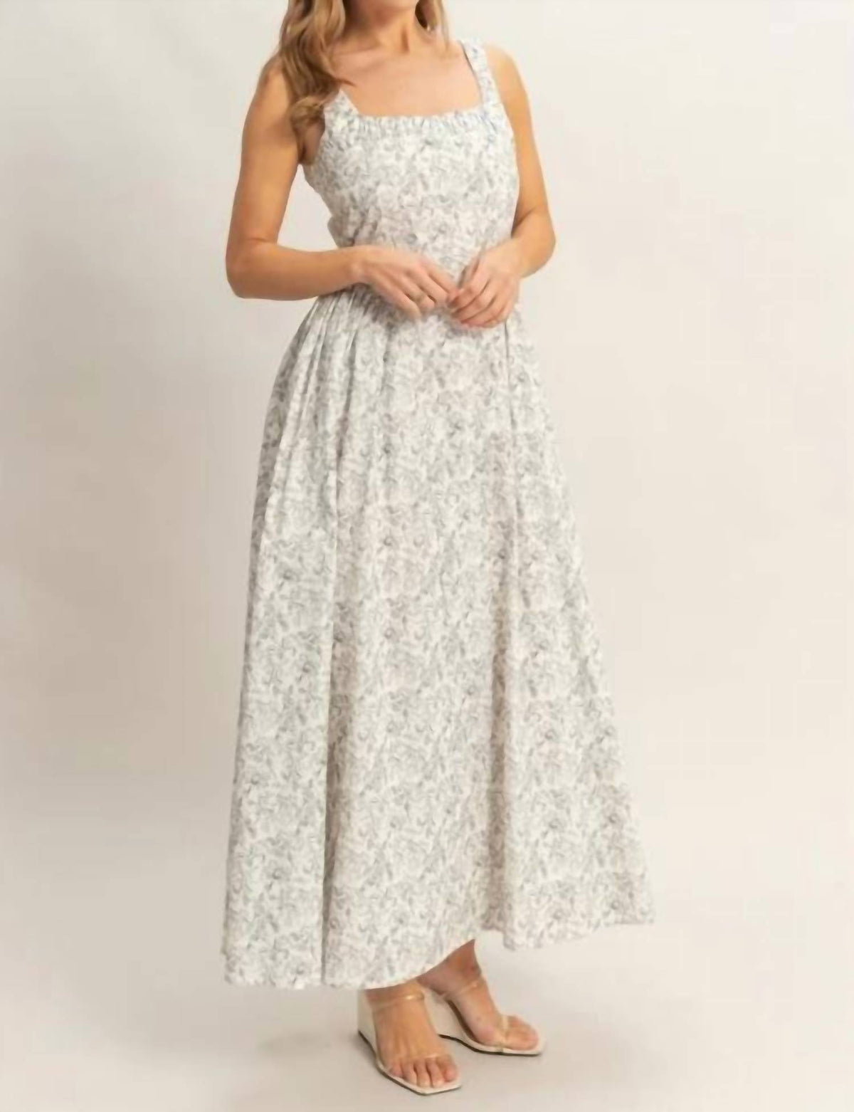 Hyfve - Floral Print Empire Waist Dress