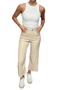 Dear John Denim - Aubrey Wide Leg Cropped Pants