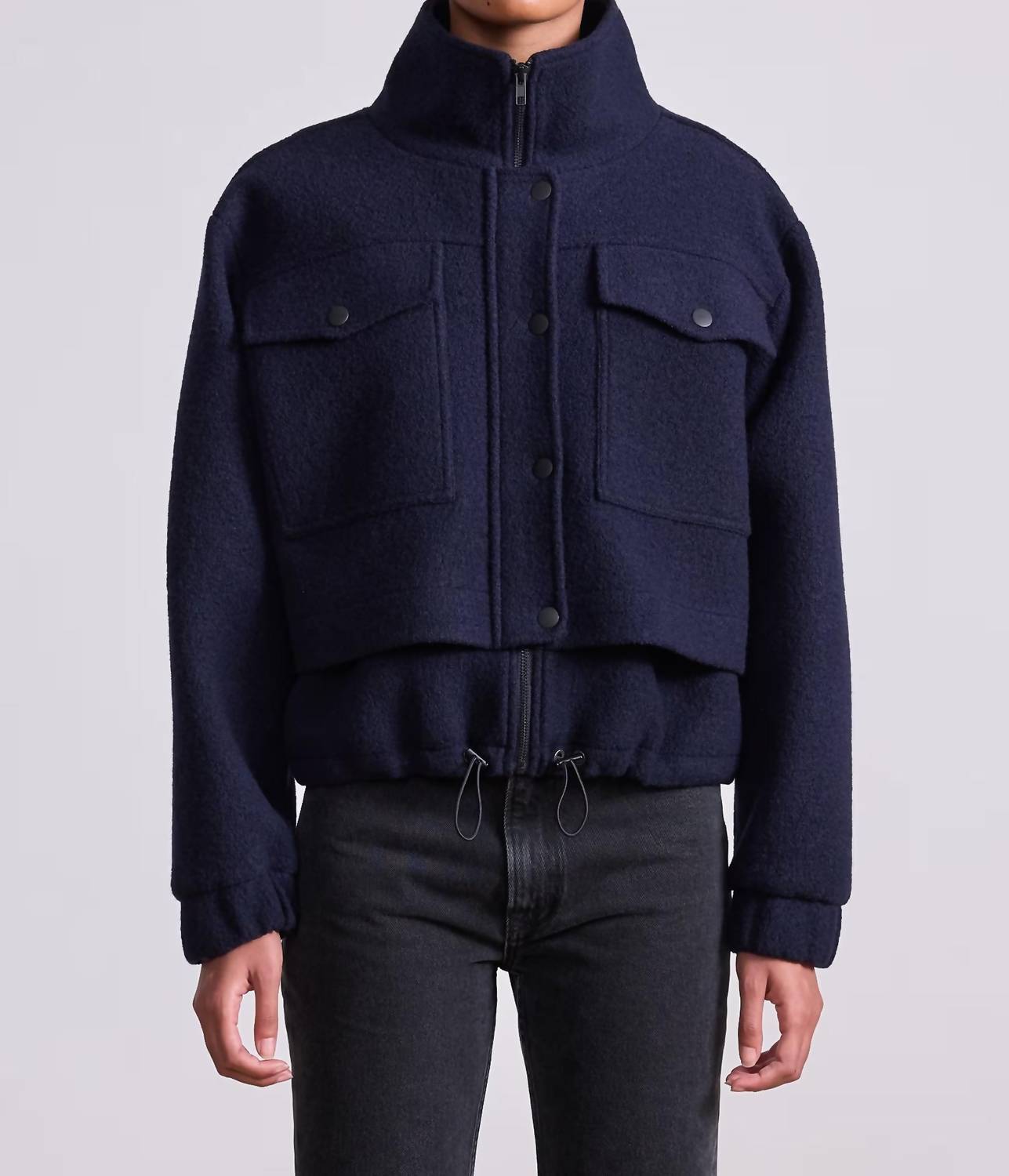 Apiece Apart - Selva Cropped Bomber Jacket