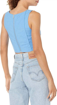STEVE MADDEN Femme Top in indigo blue - women's shirt - detail view