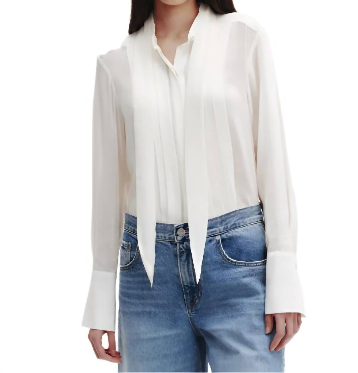 Twp - Patti Pleats And Tie Top