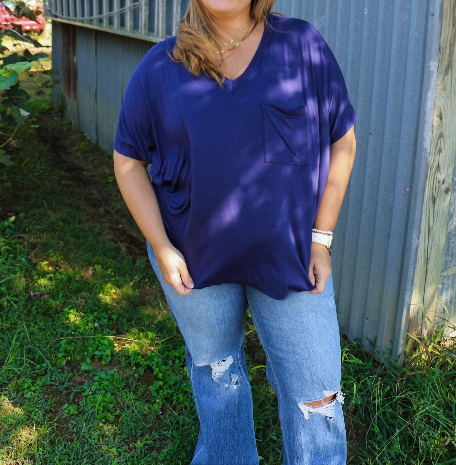Adrienne - Think It Through Pocket Top