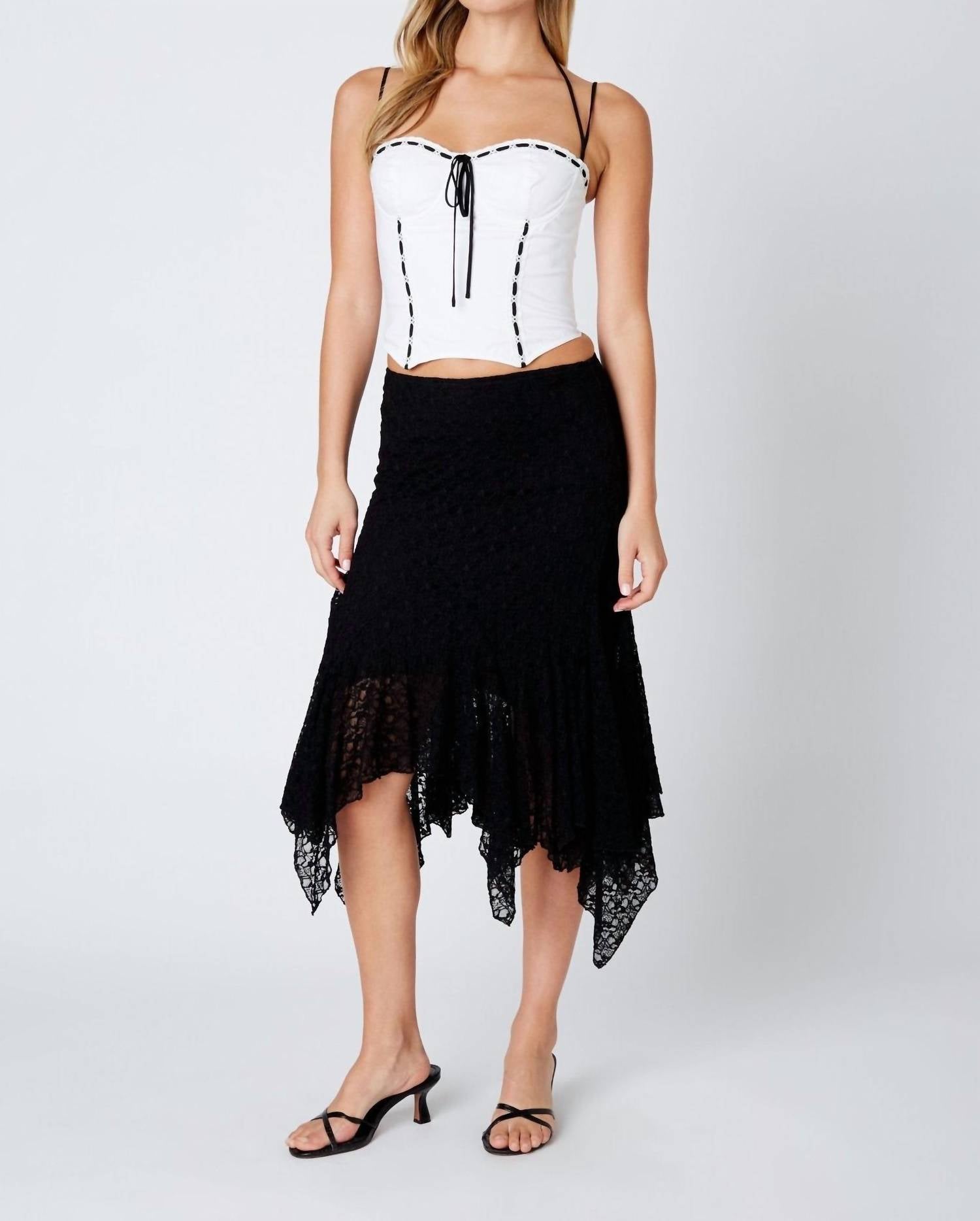 Cla - Lace Midi Skirt