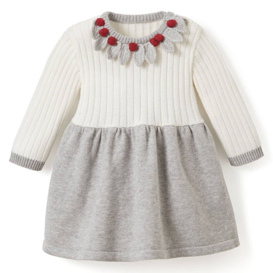 Elegant Baby - Baby Girls Rosa Holiday Knit Dress