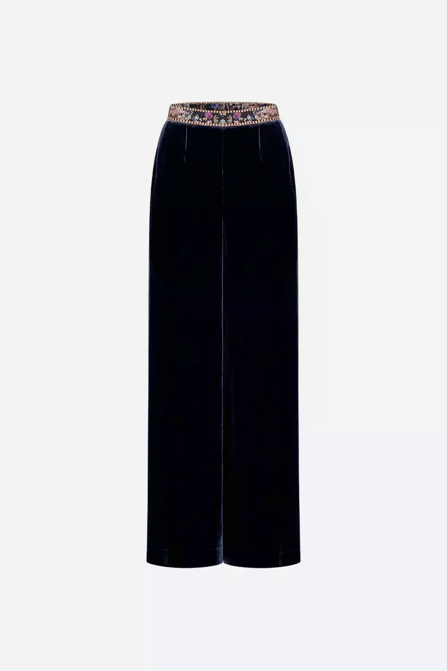 Camilla Straight Leg Trouser in play your cards - women's pants - view 5