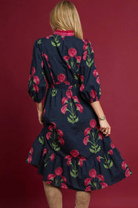 Umgee - Floral Midi Dress