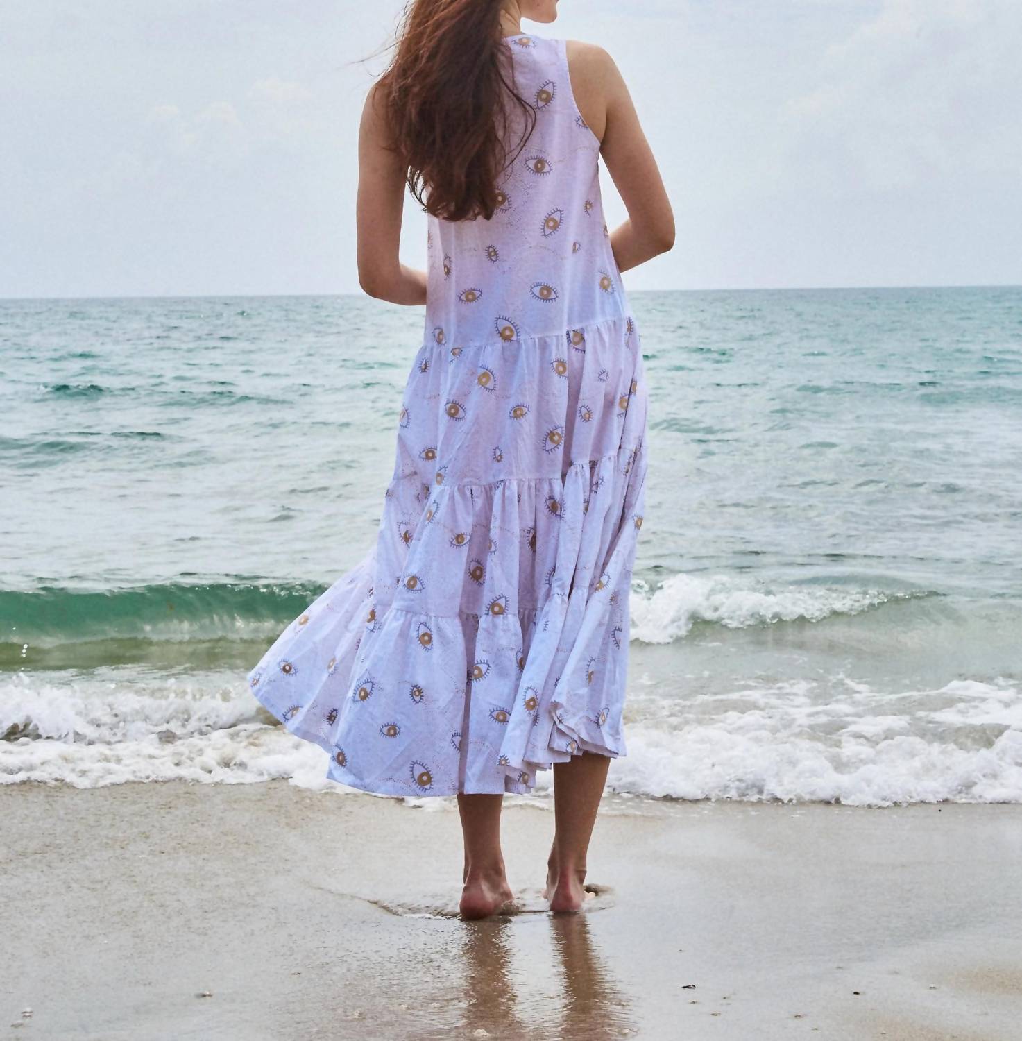 Pick Happy - Women's Relax Long Dress With Tassels