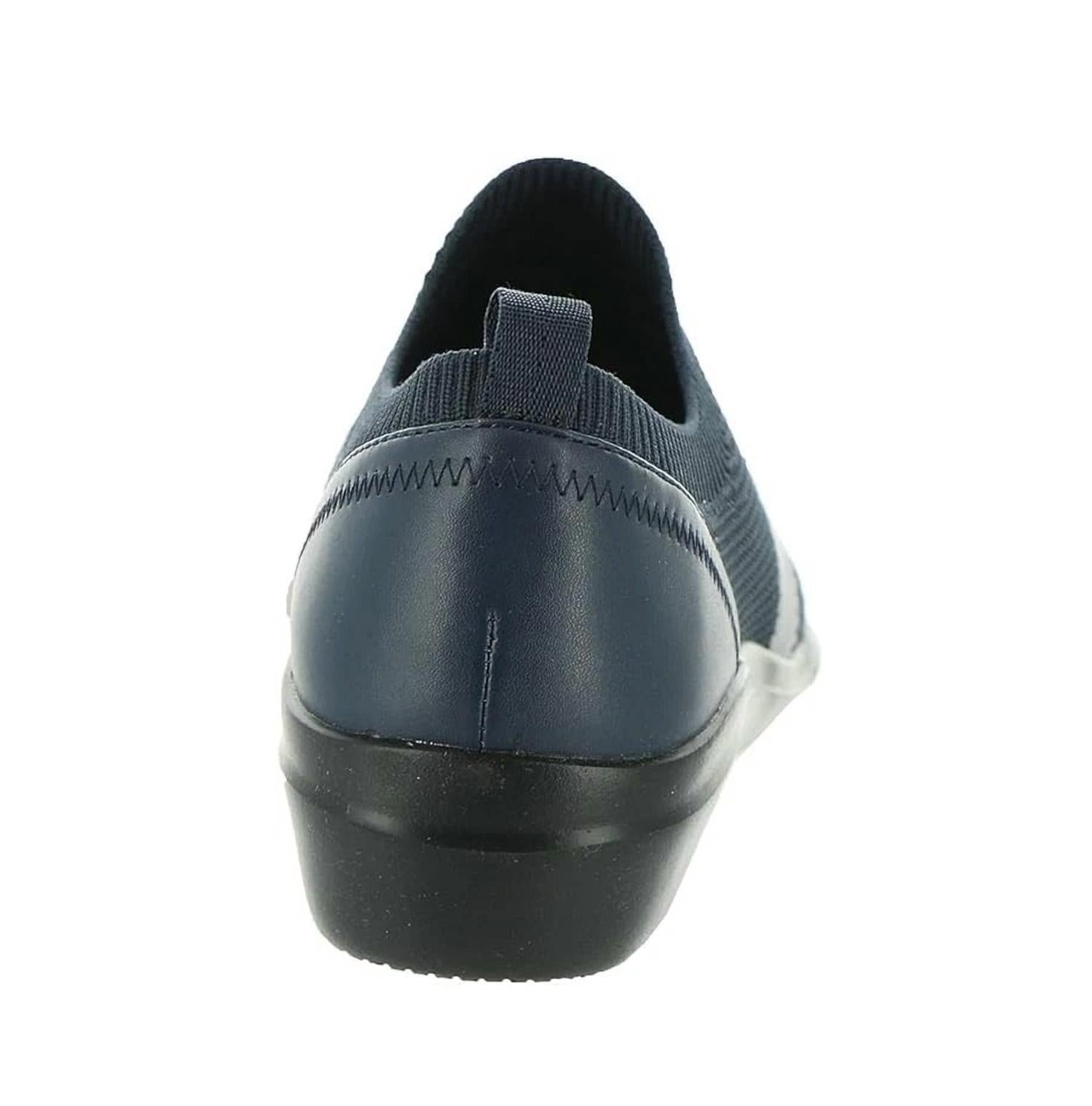Clarks Women's Sashlyn Edge Loafer in navy combi - women's flats - view 4