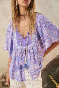 Spell - Sannah Short Sleeve Blouse