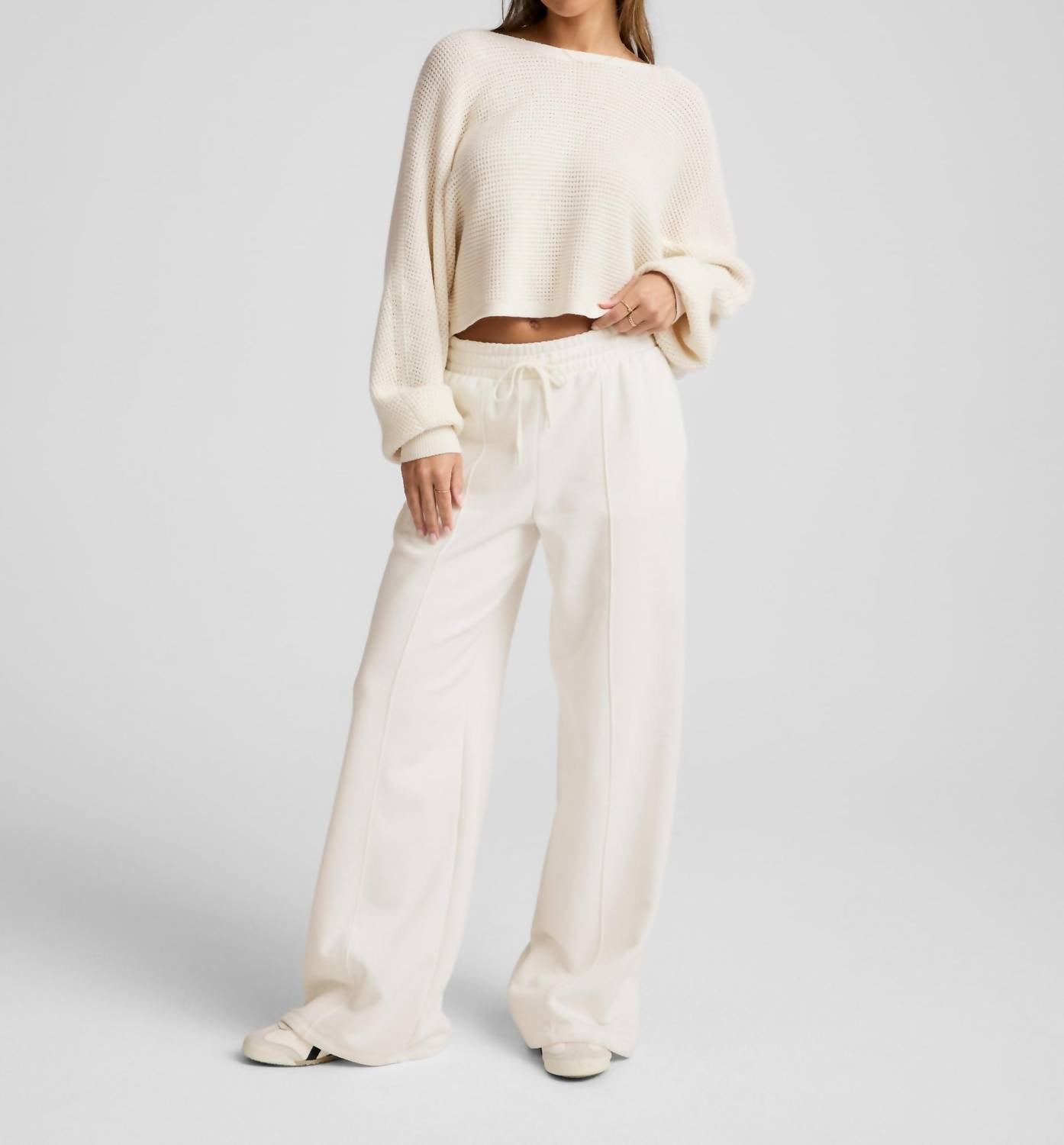 Beyond Yoga - Ready For Barre Cropped Sweater