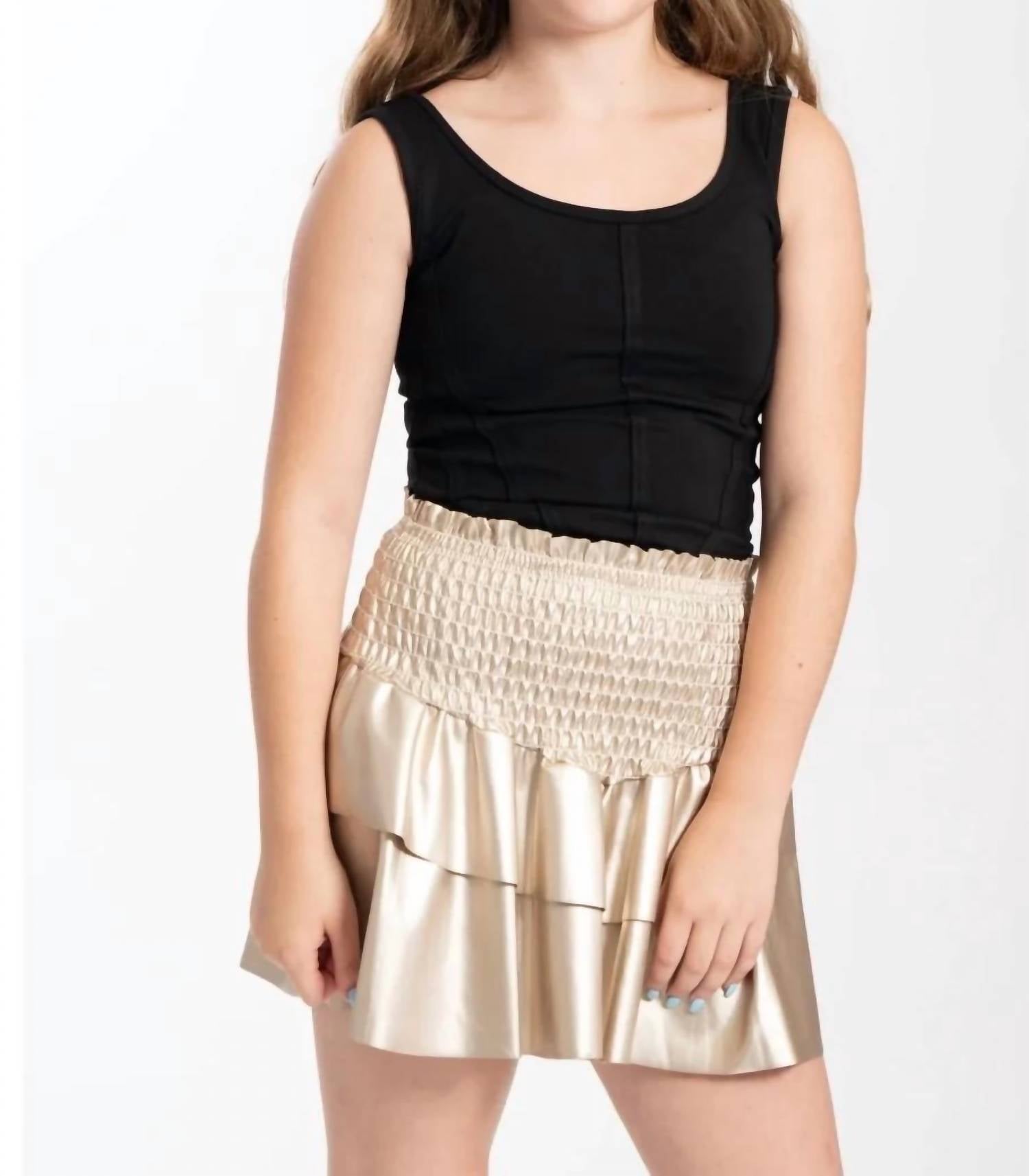 Cheryl Creations - Girls Julia Leather Skirt