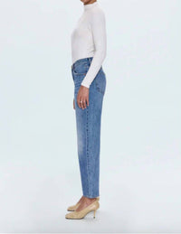 Pistola - Lexi Mid Rise Bowed Straight Jeans