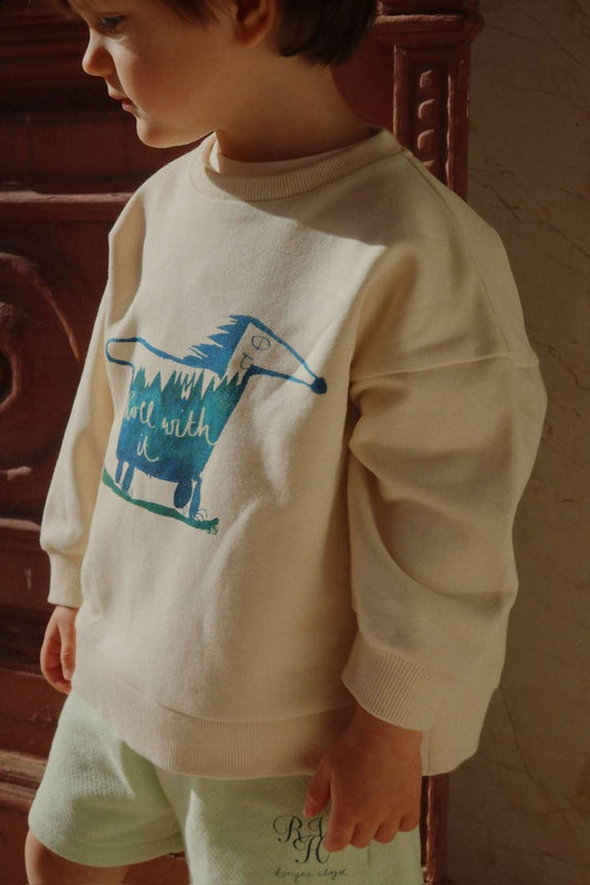 Konges Sløjd - Kids Roller Sweatshirt In Summer Sand