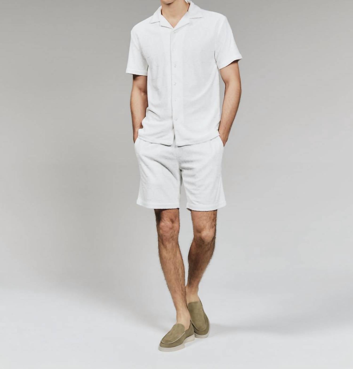 7Diamonds - Ponce Terry Cloth Camp Shirt