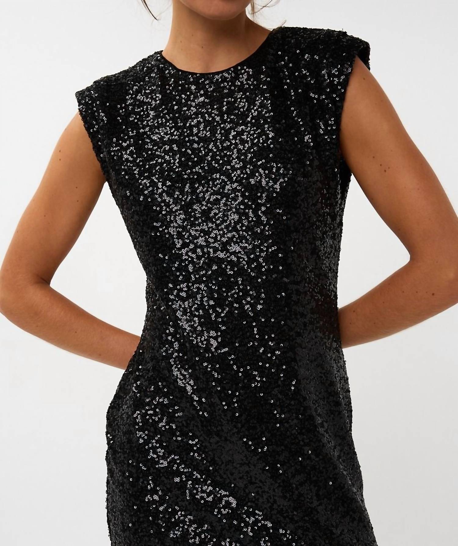 Esqualo - Sleeveless Sequin Dress