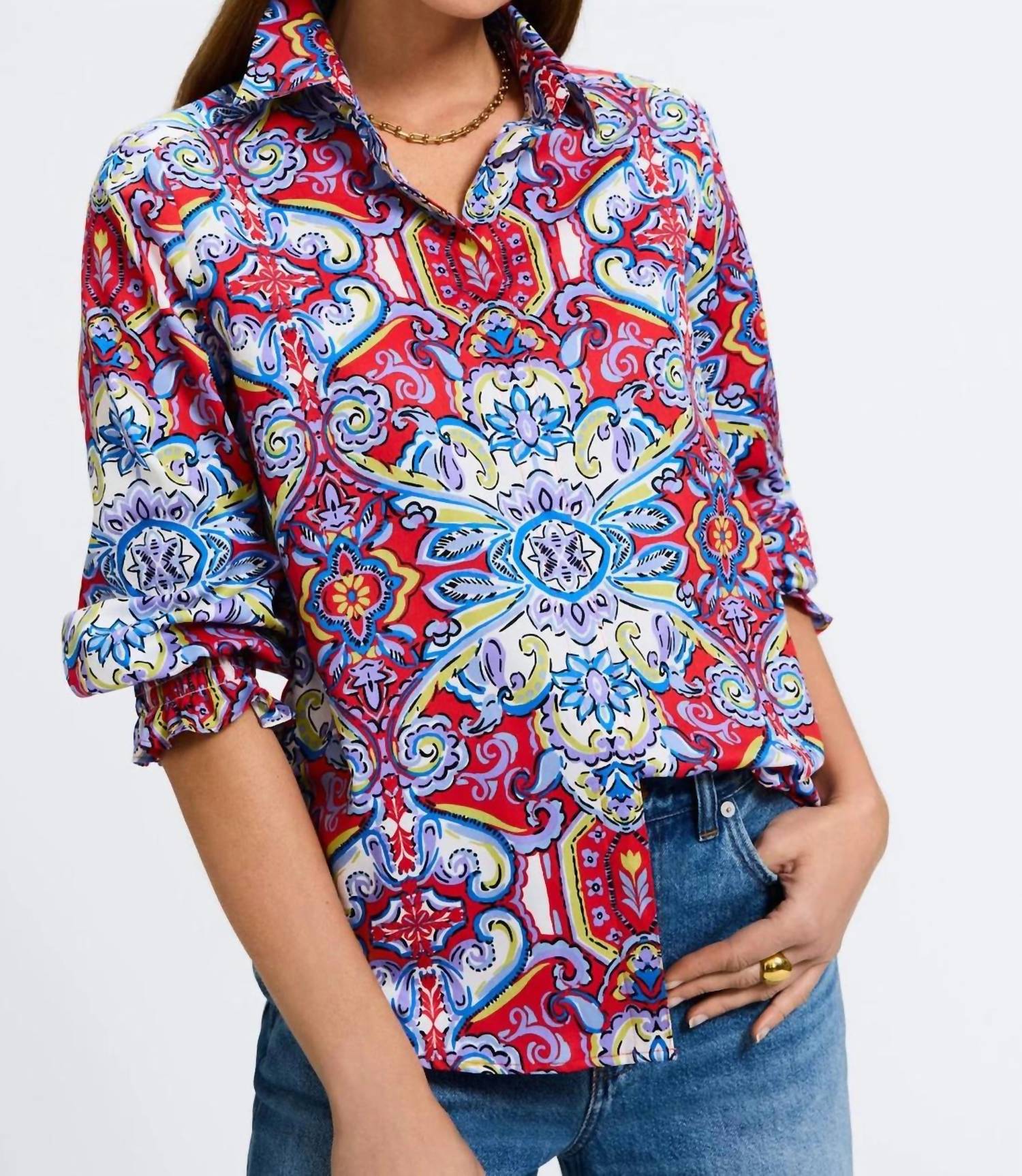 Foxcroft - Olivia Floral Shirt