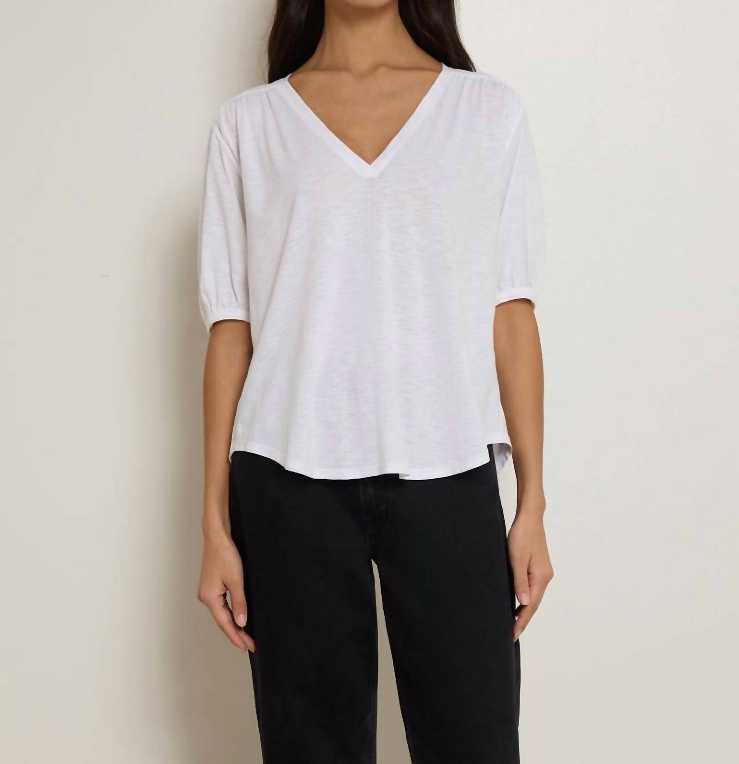 Nation Ltd - Edie Shirred Tee