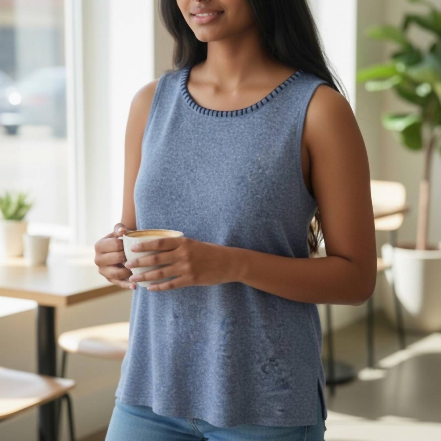 Vince Camuto - Sleeveless Knit Top