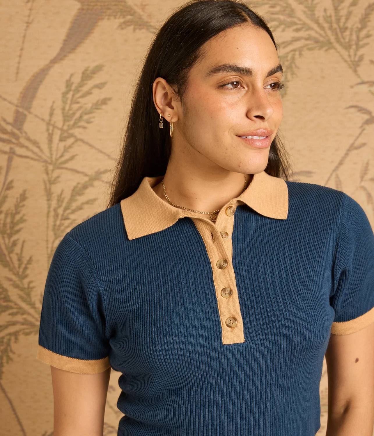 Known Supply - Zuri Knit Polo Top