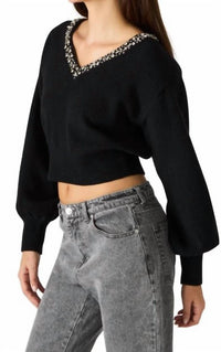 Steve Madden - Evilyn V-neck Sweater