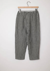 Apuntob - Linen Check Trousers