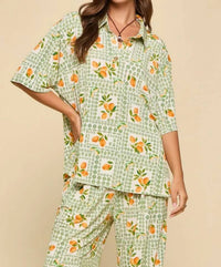 Dear Scarlett - Ocean Tide Fruit Top