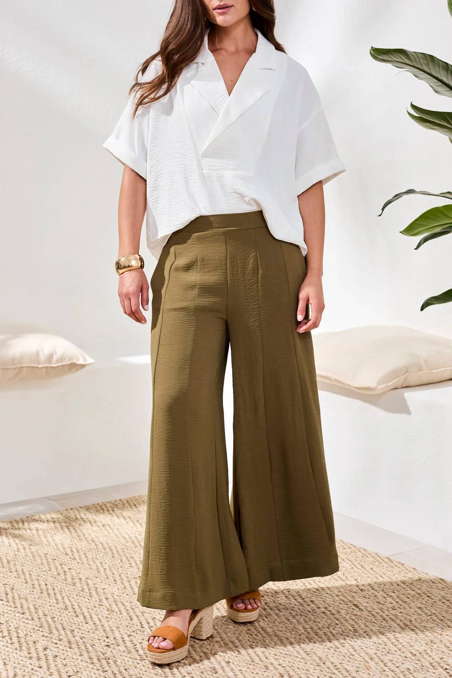 Tribal - Wide Leg Flowy Pant