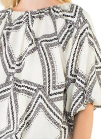 Thml - Short Sleeve Pattern Flowy Top