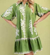 Gigio - Bold Print Mini Dress