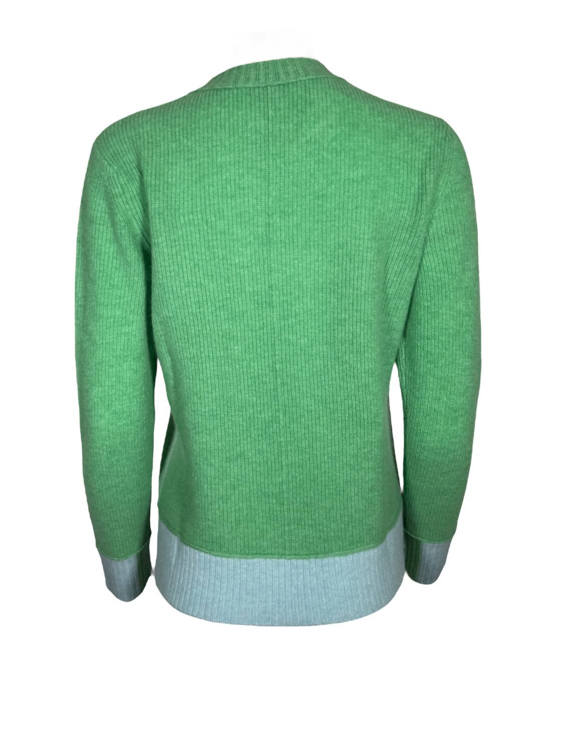 Kinross - Women's Contrast Trim Rib Crew Neck Top