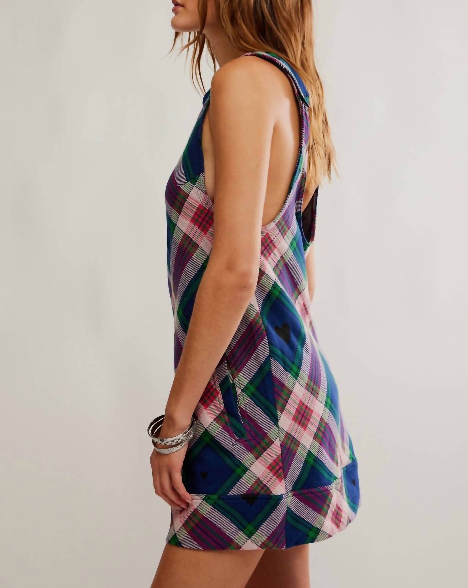 Free People - Carven Plaid Mini Dress
