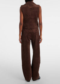 Ganni - Seersucker Corduroy Vest