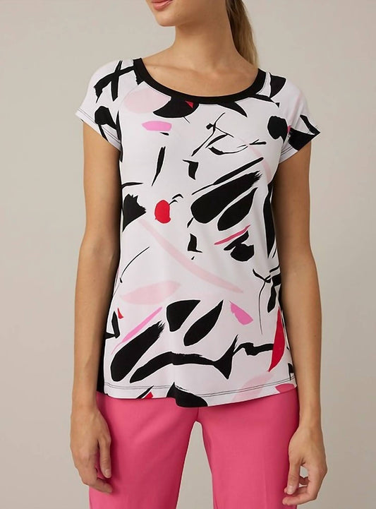 Joseph Ribkoff - ABSTRACT PRINT TOP