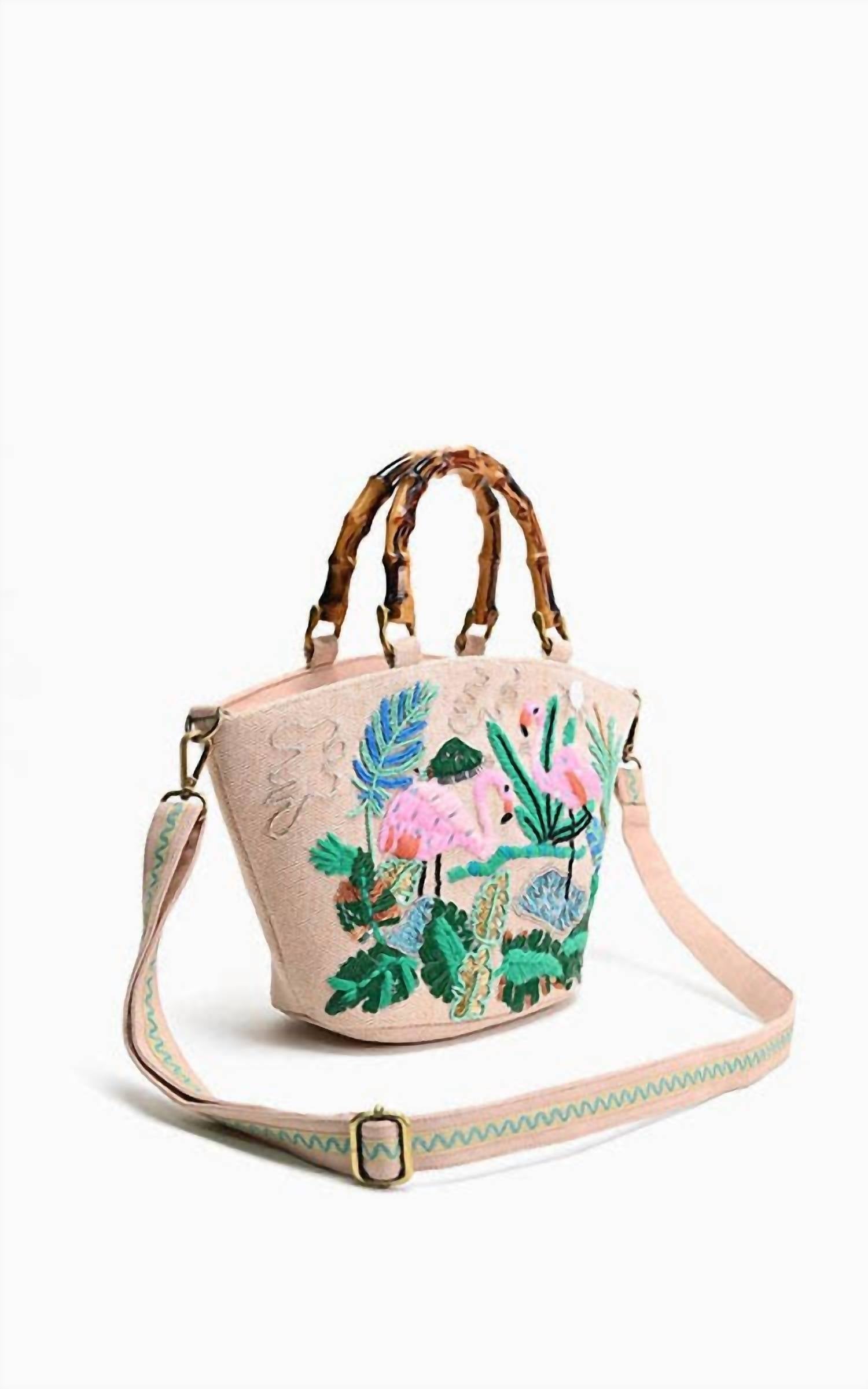 America & Beyond - Women's Tropical Flamenco Mini Tote