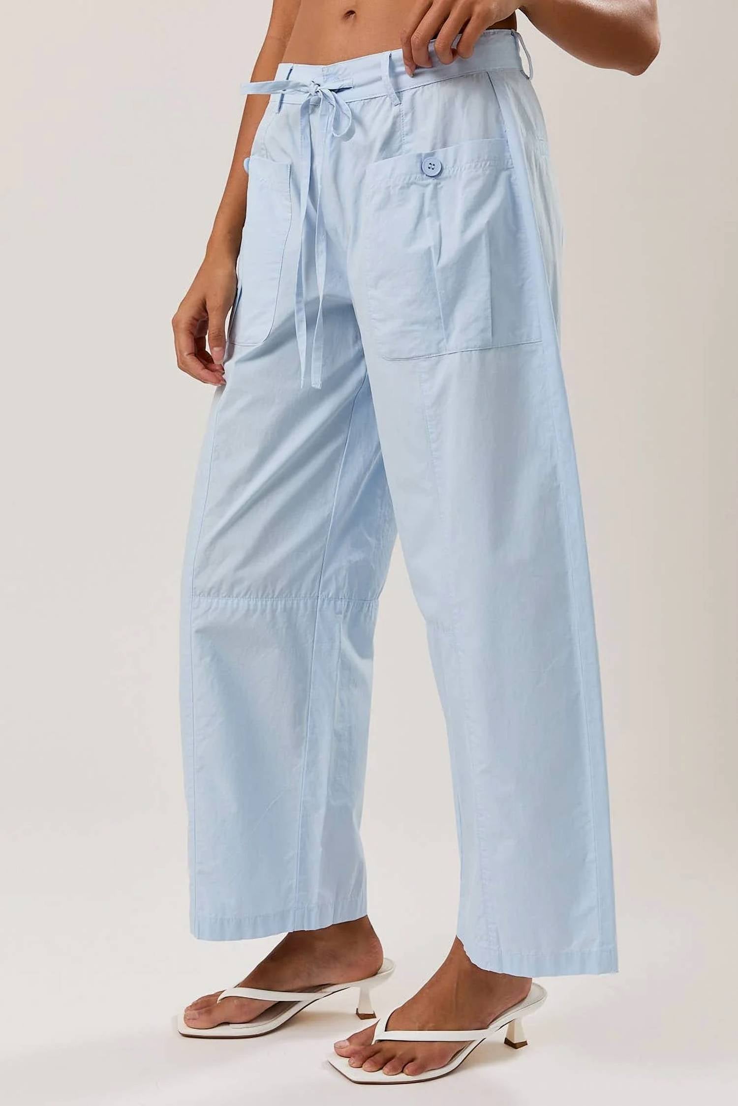 Le Lis - Picnic in the Park Barrel Crop Pants