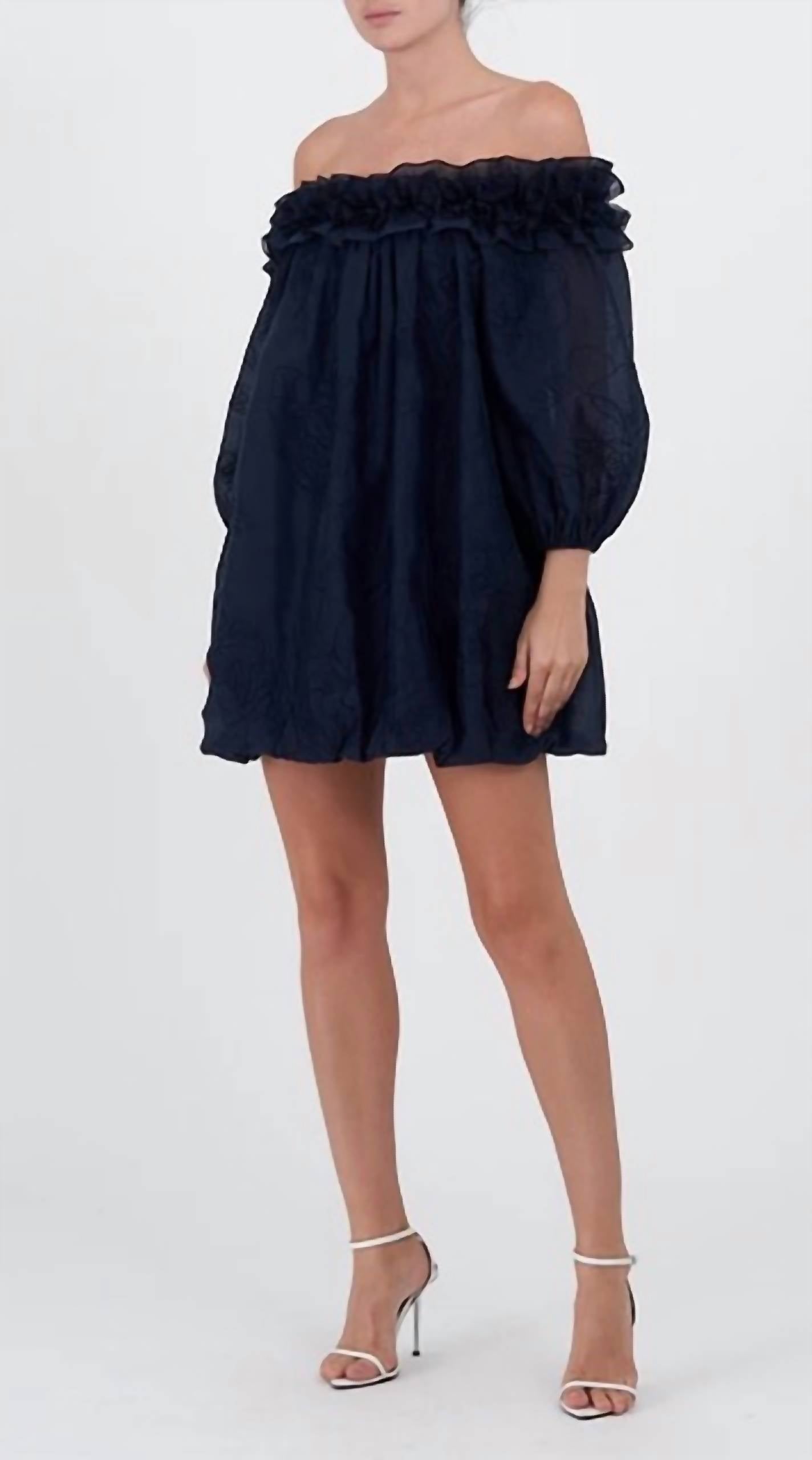 Cinq A Sept - Nava Embroidered Organza Mini Dress